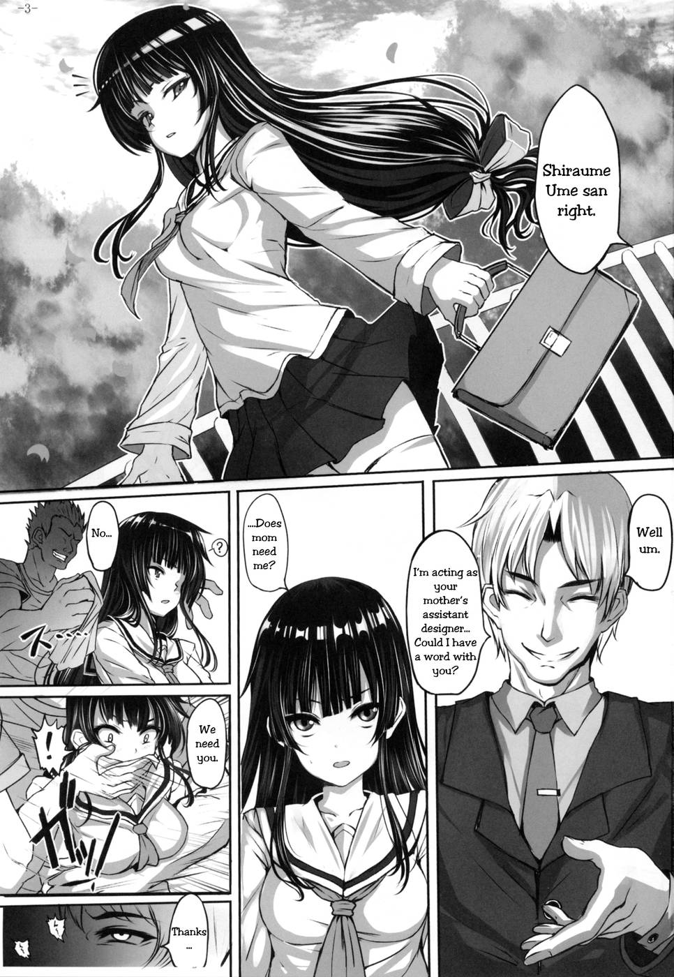 Hentai Manga Comic-Ume Ichirin-Read-3